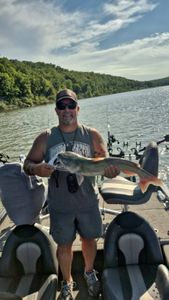 Angler fishing in Pittsburgh