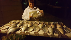 8 fish caught on a fishing trip in Pittsburgh
