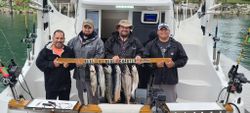 Two great barracuda, 15-inch fish, fishing in WI