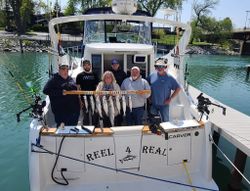 Group of 6 people fishing in Kenosha