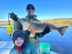 Redfish caught during fishing trip in Midway
