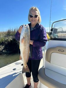Redfish caught by angler in Georgia