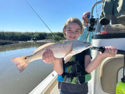 Redfish caught while fishing in GA
