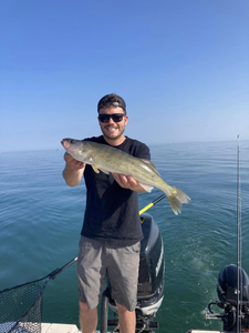 1 person fishing in Ludington