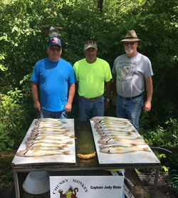 Three people fishing in MI