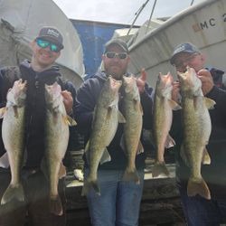 Reeling in Walleye excitement on the Detroit River