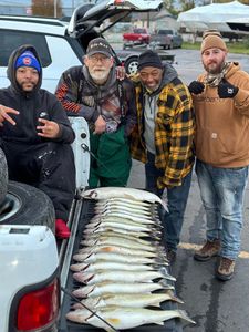 Two anglers fishing in MI