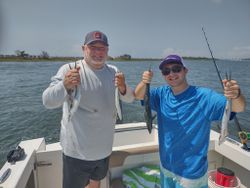 Two anglers fishing in North Carolina