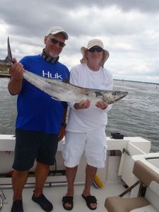 Caught a king mackerel fishing in Hampstead