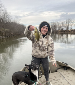 One angler fishing at Hummels Wharf