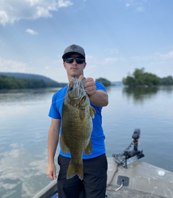 Lone angler fishing in Pennsylvania