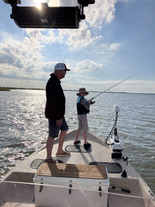Light tackle drift fishing adventure on Matagorda Bay waters.