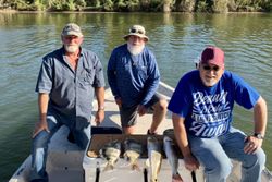 3 people fishing in Matagorda