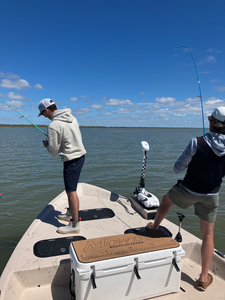 Light tackle drift fishing action on Matagorda Bay!