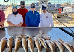 5 people fishing in Matagorda