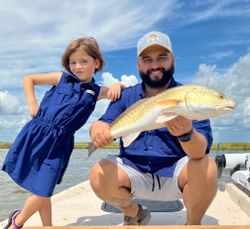 Two people fishing in Matagorda