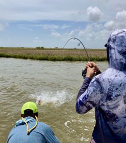 Scenic fishing landscape in TX