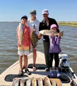 6 fish caught while fishing in TX