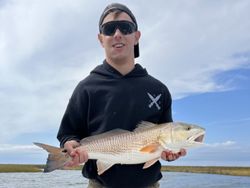 Savoring Swansboro redfish wonders.