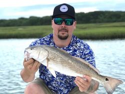 One angler at Cedar Point fishing