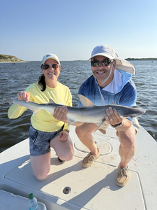Big Bonnethead Shark reeled in during an epic deep sea adventure!