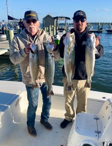 4 spotted weakfish, fishing in NC