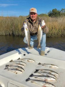 7 fish caught at Cedar Point