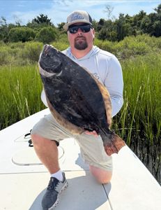 Angler fishing in North Carolina