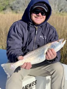 Fishing at Cedar Point with a great catch