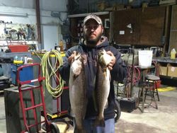 2 fish caught at Cedar Point
