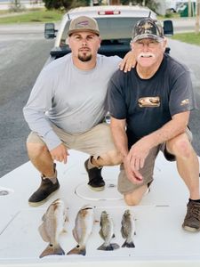 4 fish caught at Cedar Point location during fishing trip