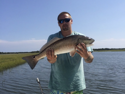 Redfish caught at Cedar Point