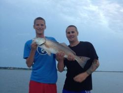 A lone redfish caught in Cedar Point