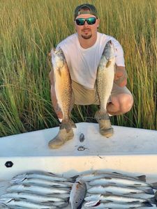 Six spotted weakfish caught fishing in NC