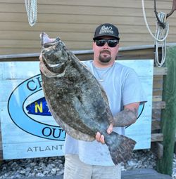 Southern Flounder caught at Cedar Point