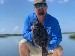 Southern Flounder caught fishing at Cedar Point