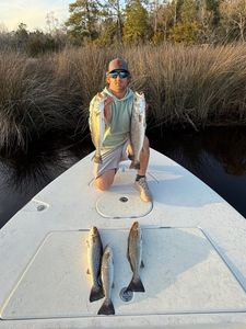 4 spotted weakfish caught fishing at Cedar Point