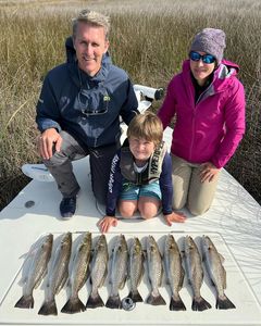 Spotted weakfish caught while fishing in NC