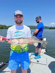 Enjoying a fishing trip at Watts Bar Lake