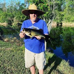 A person fishing at Watts Bar Lake