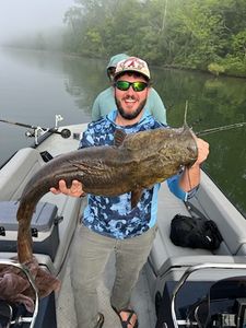 1 angler reeling in big fish in TN