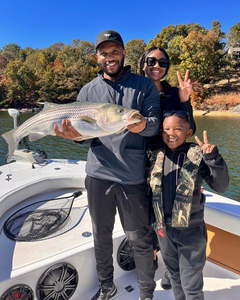 Striped bass caught by 3 people in Cumming