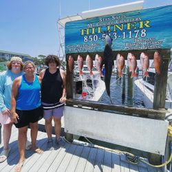 7 fish caught in Destin during a fishing trip