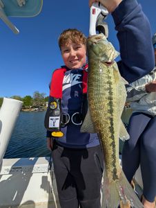 A lone fisherman in Georgia reeling in a 36-inch catch