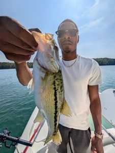 Angler enjoying a day of fishing in GA