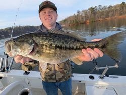 Spotted bass caught in Gainesville