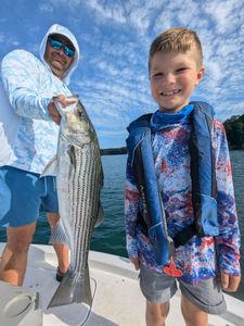 Striped bass caught in Gainesville