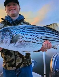 Angler fishing alone in GA