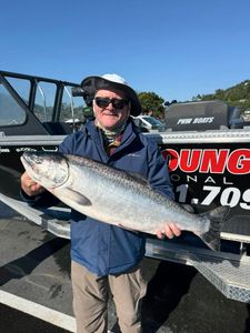Chinook salmon caught fishing in OR