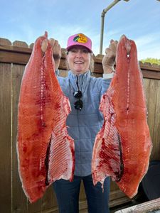 Angler fishing alone at Gold Beach